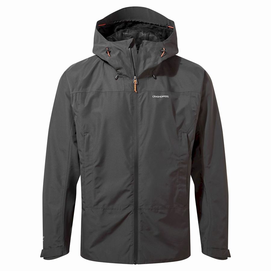 Black Craghoppers Creevey Men's Jackets | ACN427QZ