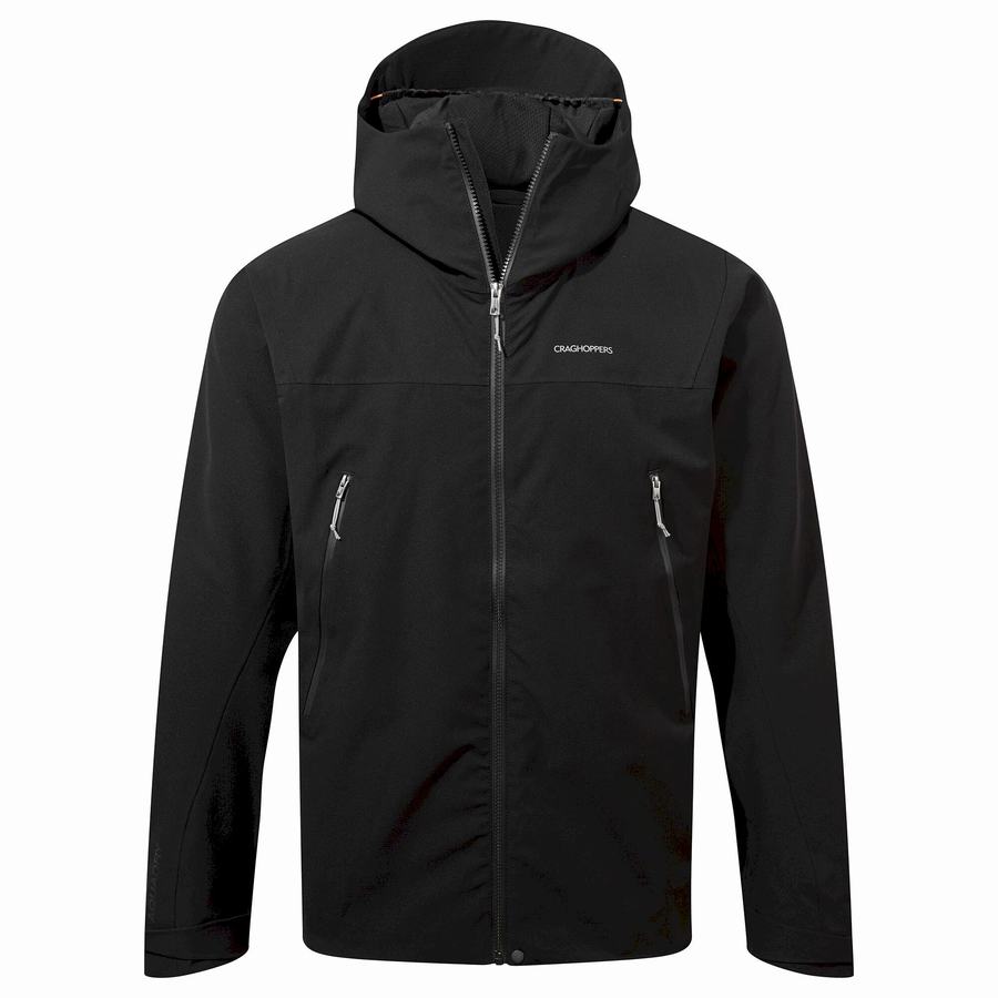 Black Craghoppers Dynamic Pro Men's Jackets | TWT936OW