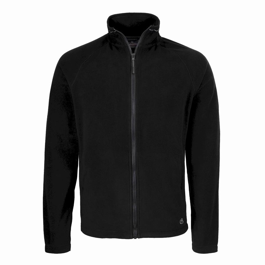 Black Craghoppers Expert Corey 200 Men's Sweaters | IYI2375AW