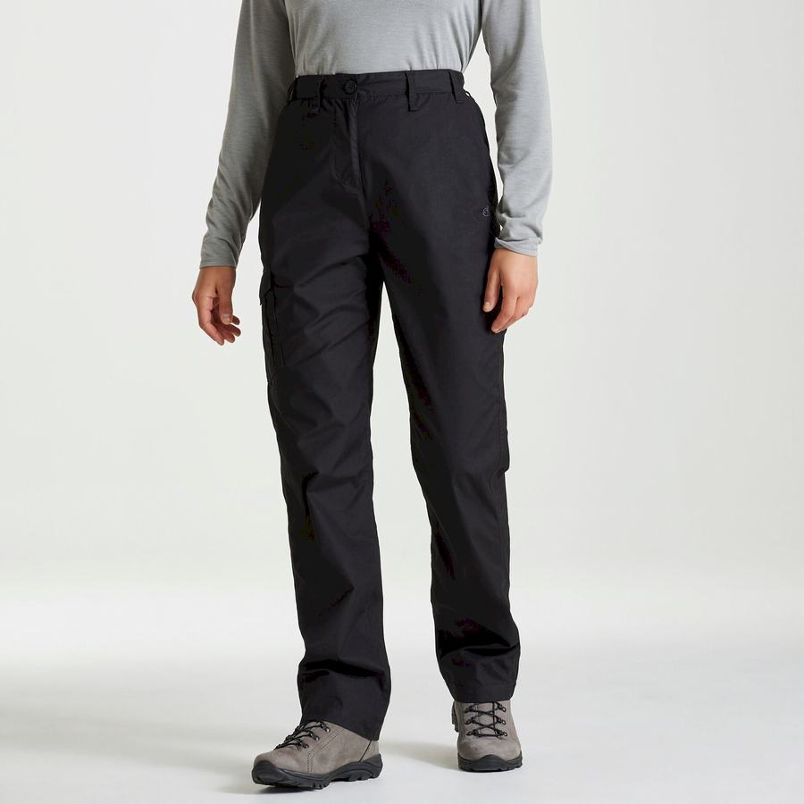 Black Craghoppers Expert Kiwi Women's Trousers | WWG699VW