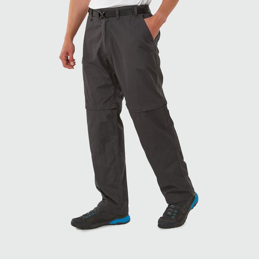 Black Craghoppers Kiwi Men's Trousers | EKB1772OP