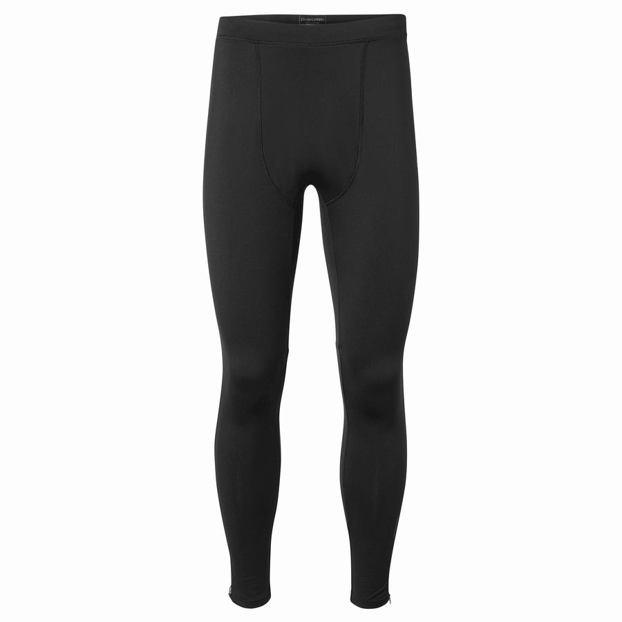 Black Craghoppers Thermo Men's Trousers | VFX405AV