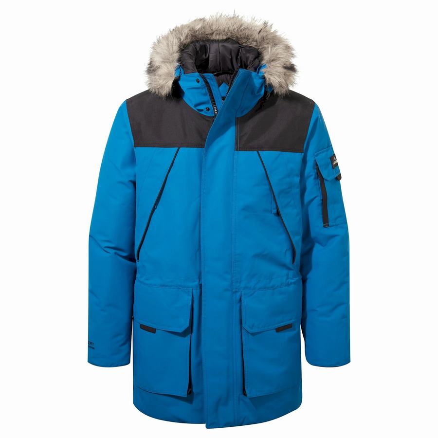 Blue Black Craghoppers Bishorn II Insulated Men's Jackets | PYY7297QJ