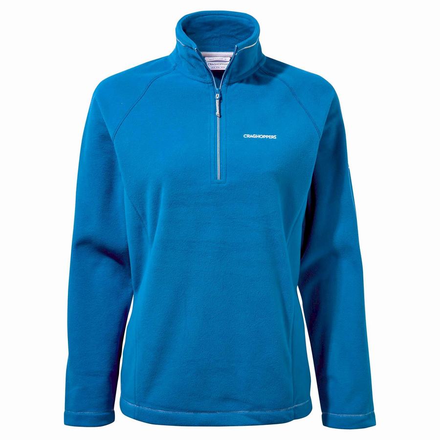 Blue Craghoppers Miska Half Zip Women's Sweaters | MBN2010GV