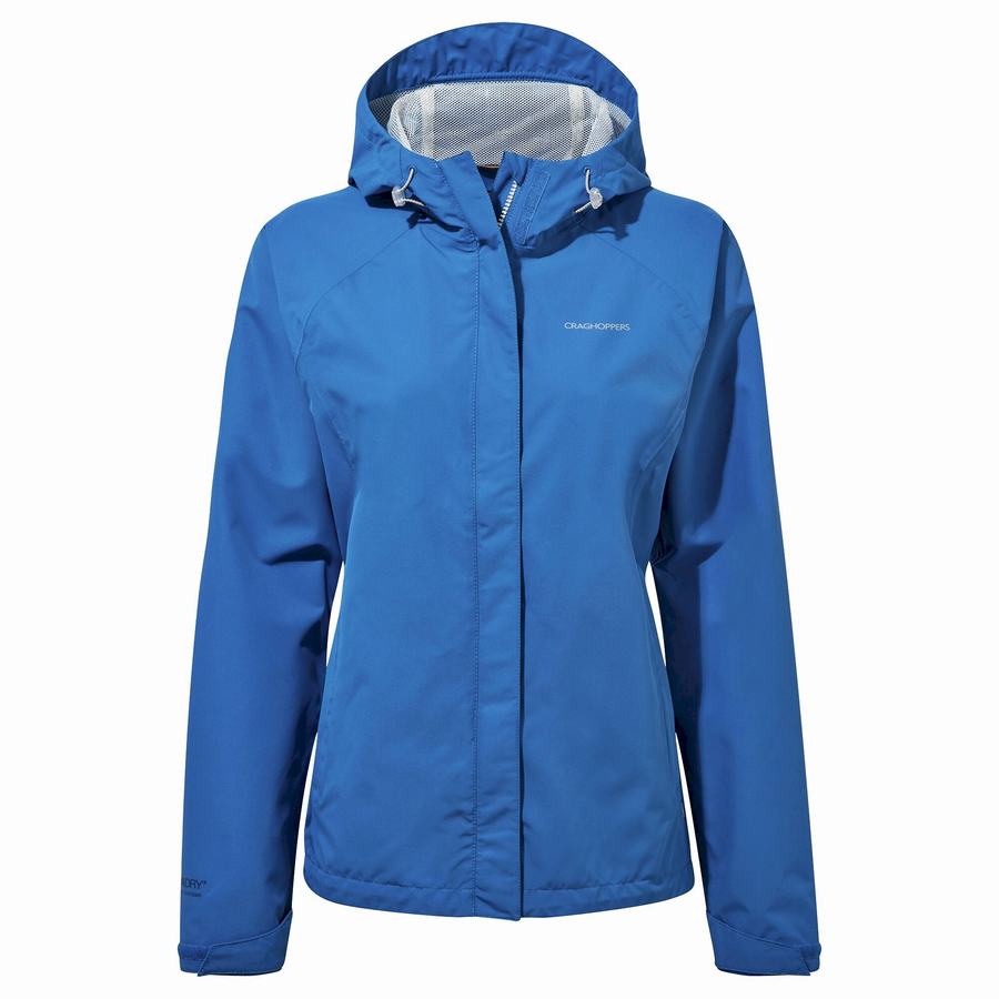 Blue Craghoppers Waterproof Orion Women's Jackets | PVQ4380BD