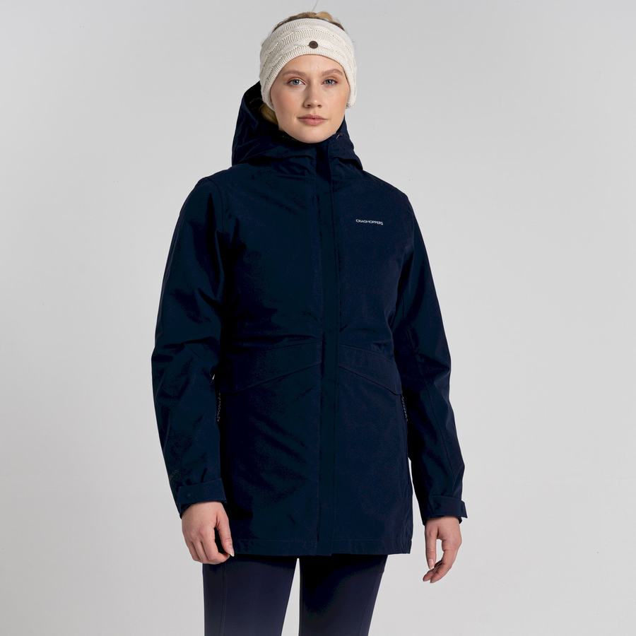 Blue Navy Craghoppers Caldbeck Pro 3 in 1 Women's Jackets | FMN8641NH