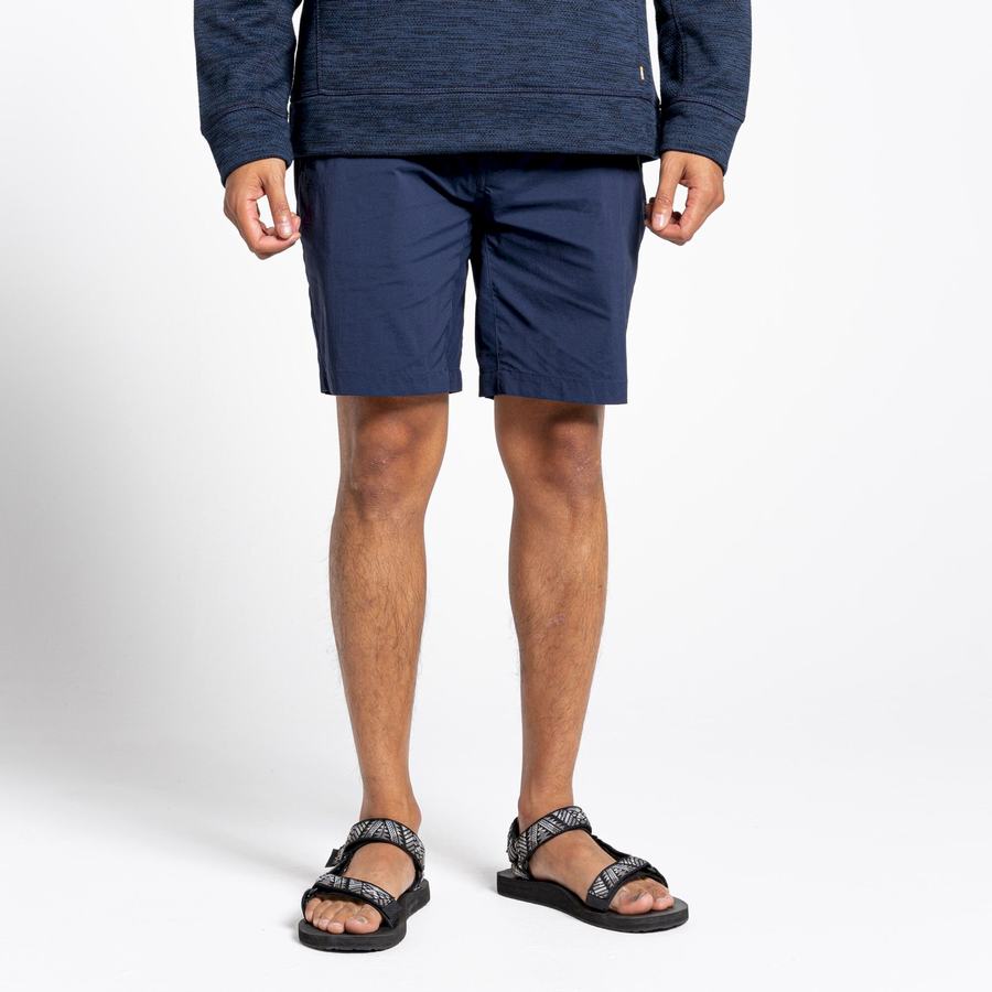 Blue Navy Craghoppers Dynamic Pro Men's Shorts | FGW7463SZ