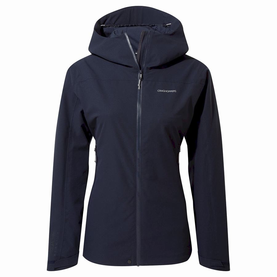 Blue Navy Craghoppers Dynamic Pro Women's Jackets | AOB8552VU