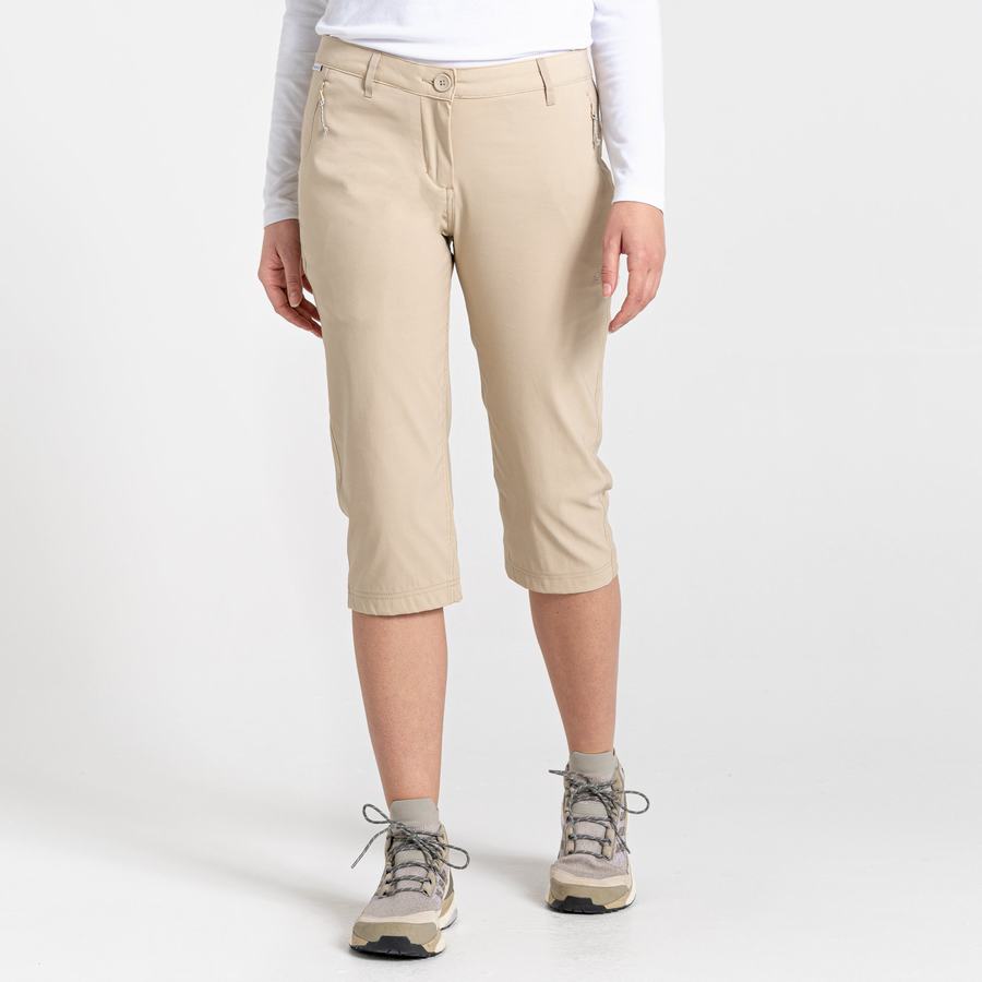 Brown Craghoppers Kiwi Pro II Crop Women's Trousers | ALH8100GK