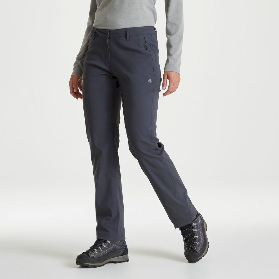 Deep Grey Craghoppers Kiwi Pro II Winter Lined Women's Trousers | SVZ1429LE