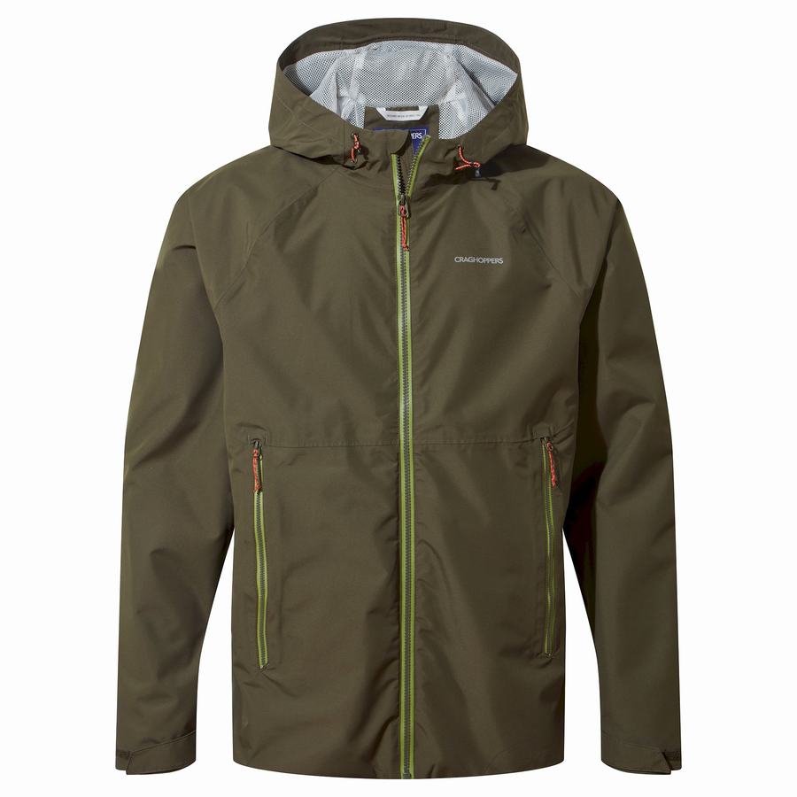 Green Craghoppers Sebastian Men's Jackets | PTK1632XF