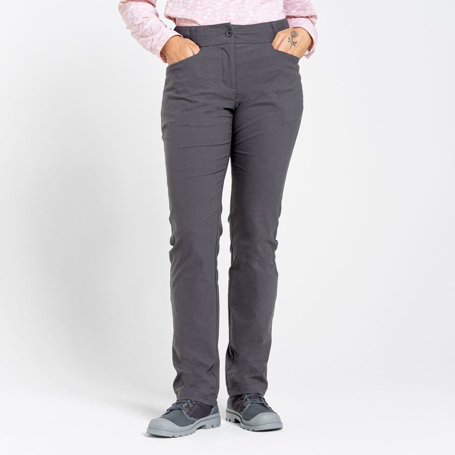 Grey Craghoppers NosiLife Clara II Women's Trousers | JBA2068OC