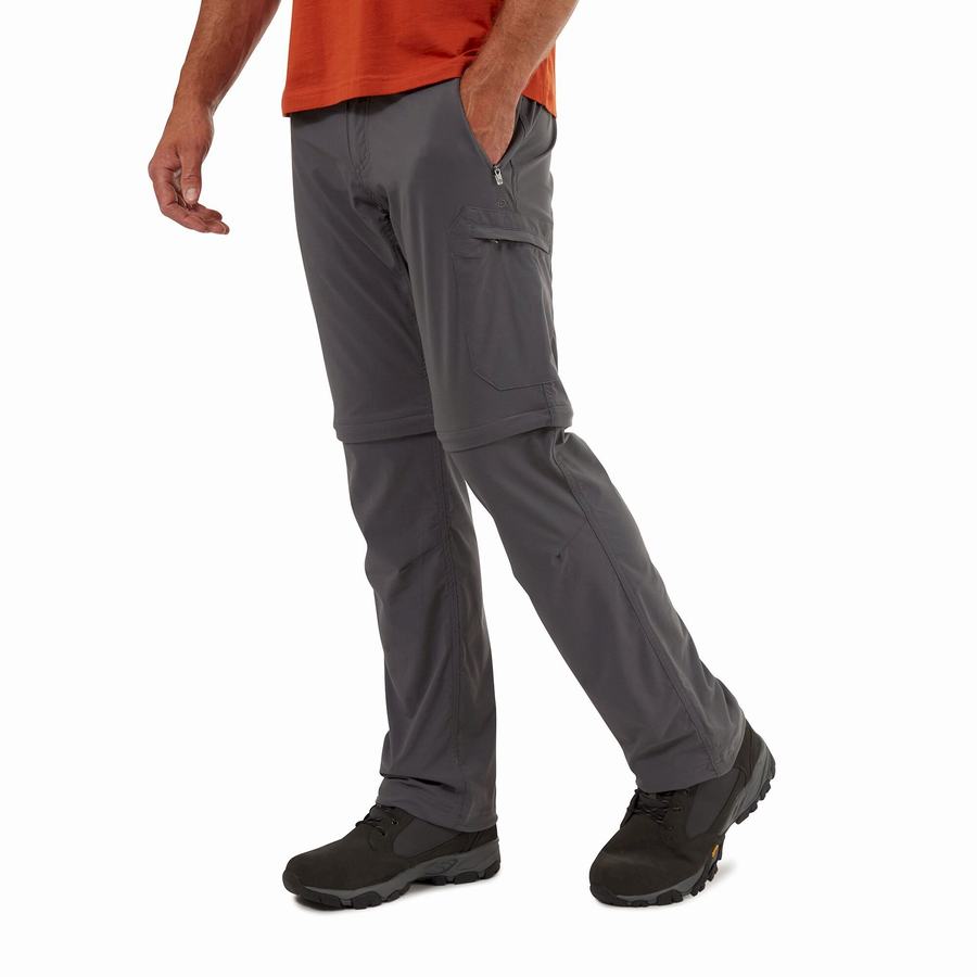 Grey Craghoppers NosiLife Pro II Men's Trousers | THY2485IS