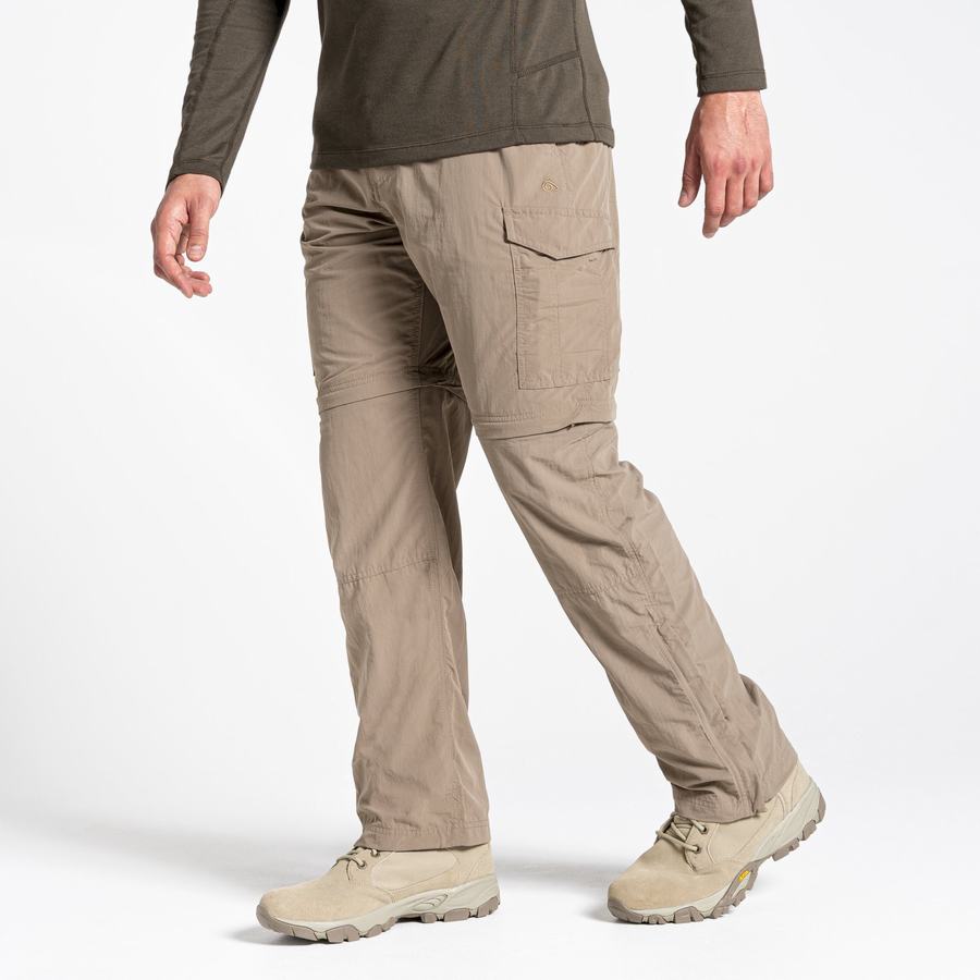 Khaki Craghoppers NosiLife II Men's Trousers | AJB6559BJ