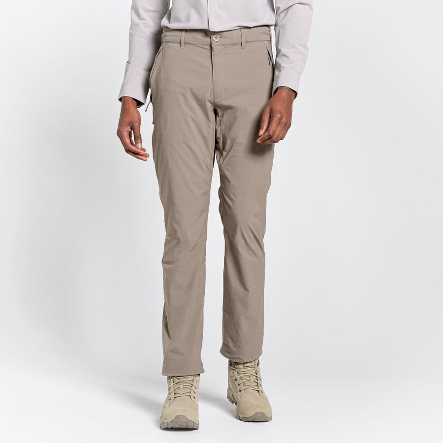 Khaki Craghoppers NosiLife Pro II Men's Trousers | LYG7948ST