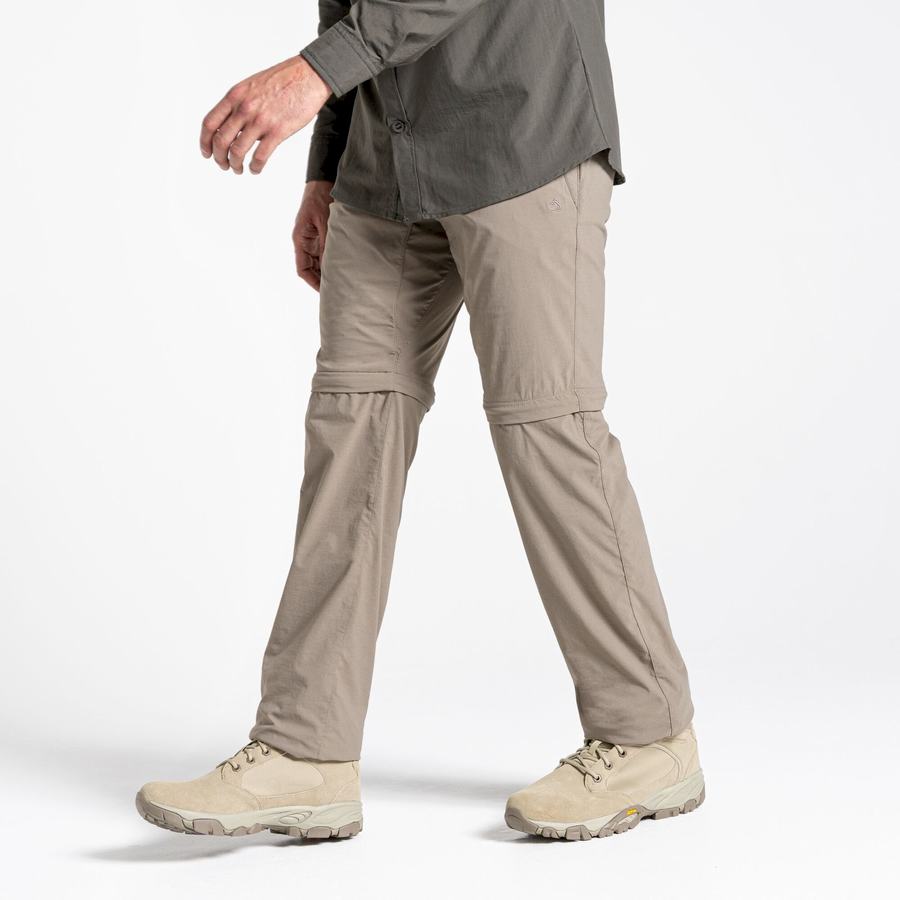 Khaki Craghoppers NosiLife Pro II Men's Trousers | QKE3045CV