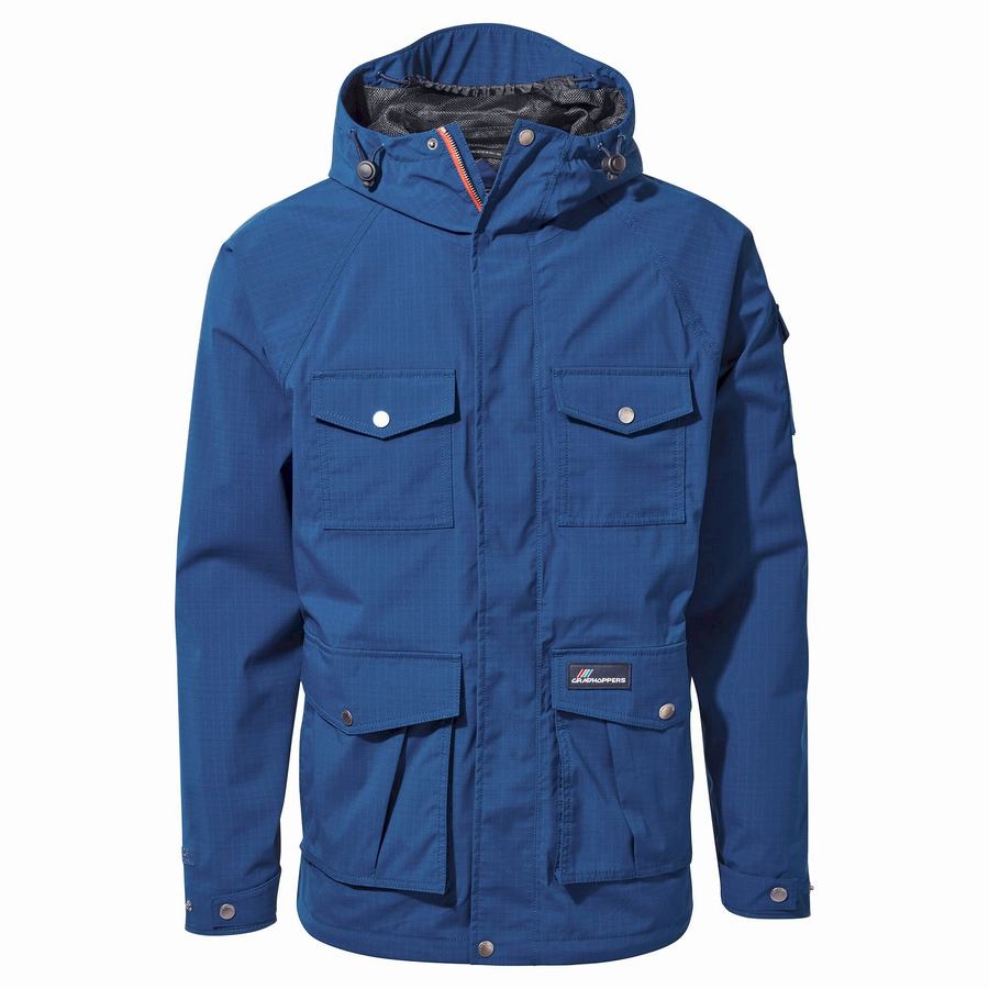 Navy Blue Craghoppers Canyon Men's Jackets | ELS2392YW