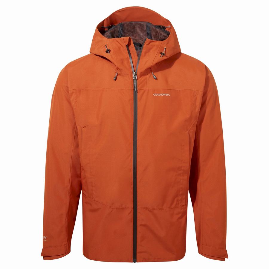 Orange Craghoppers Creevey Men's Jackets | DKO5316EI