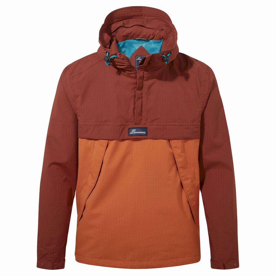 Red Orange Craghoppers Waterproof Anderson Cagoule Men's Jackets | CPN3157BG