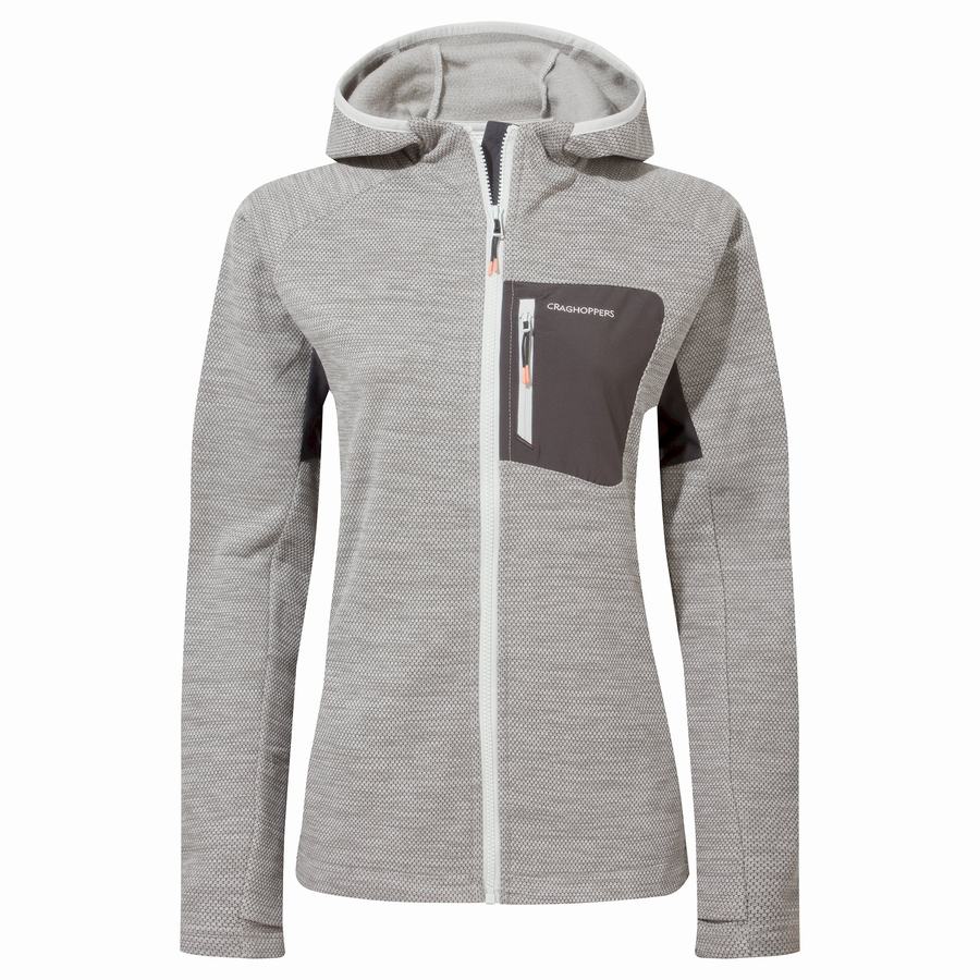 Silver Craghoppers Trina Hooded Women's Jackets | KNA7395EA