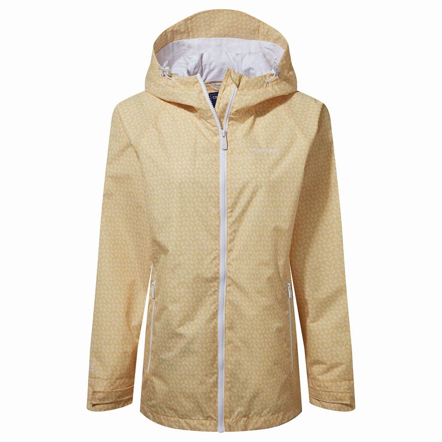 Yellow Craghoppers Waterproof Laurel Women's Jackets | YCK3135NR