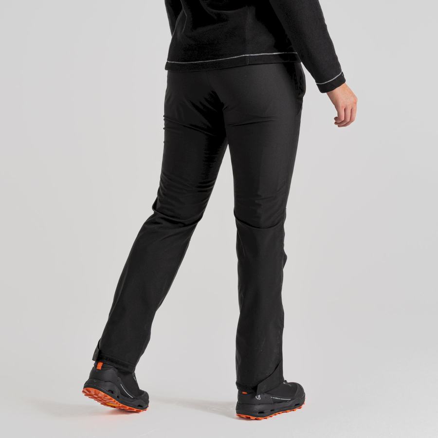 Black Craghoppers Airedale II Waterproof Women's Trousers | QFH4850QC