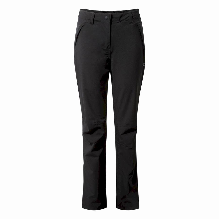 Black Craghoppers Airedale II Waterproof Women's Trousers | QFH4850QC