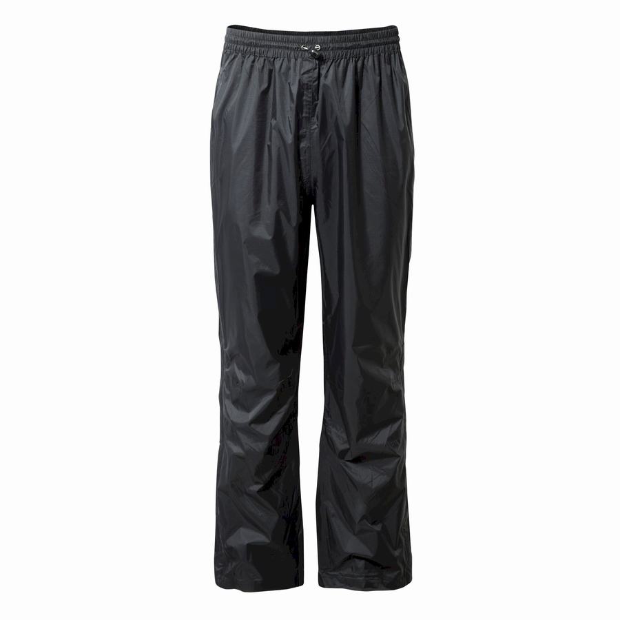 Black Craghoppers Ascent Over Men's Trousers | AWQ5848RQ