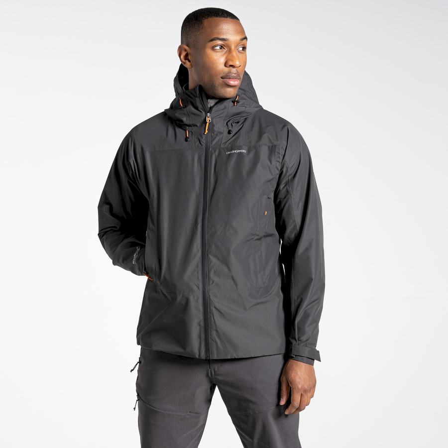 Black Craghoppers Creevey Men's Jackets | ACN427QZ