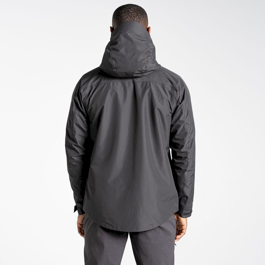 Black Craghoppers Creevey Men's Jackets | ACN427QZ