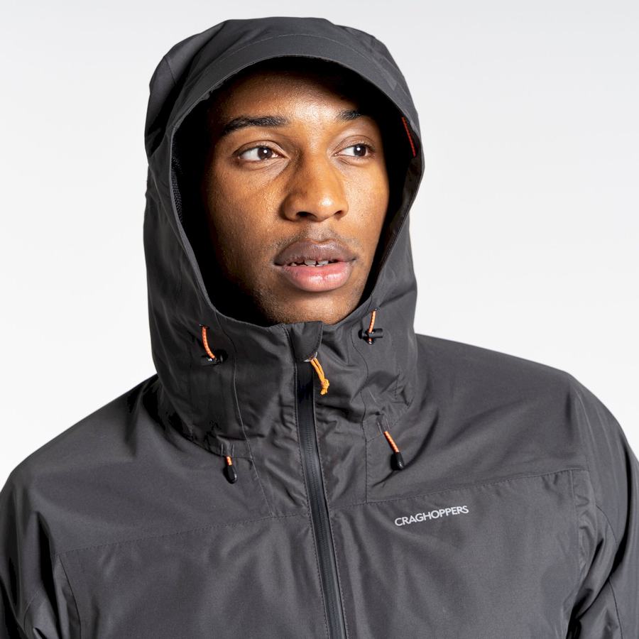 Black Craghoppers Creevey Men's Jackets | ACN427QZ