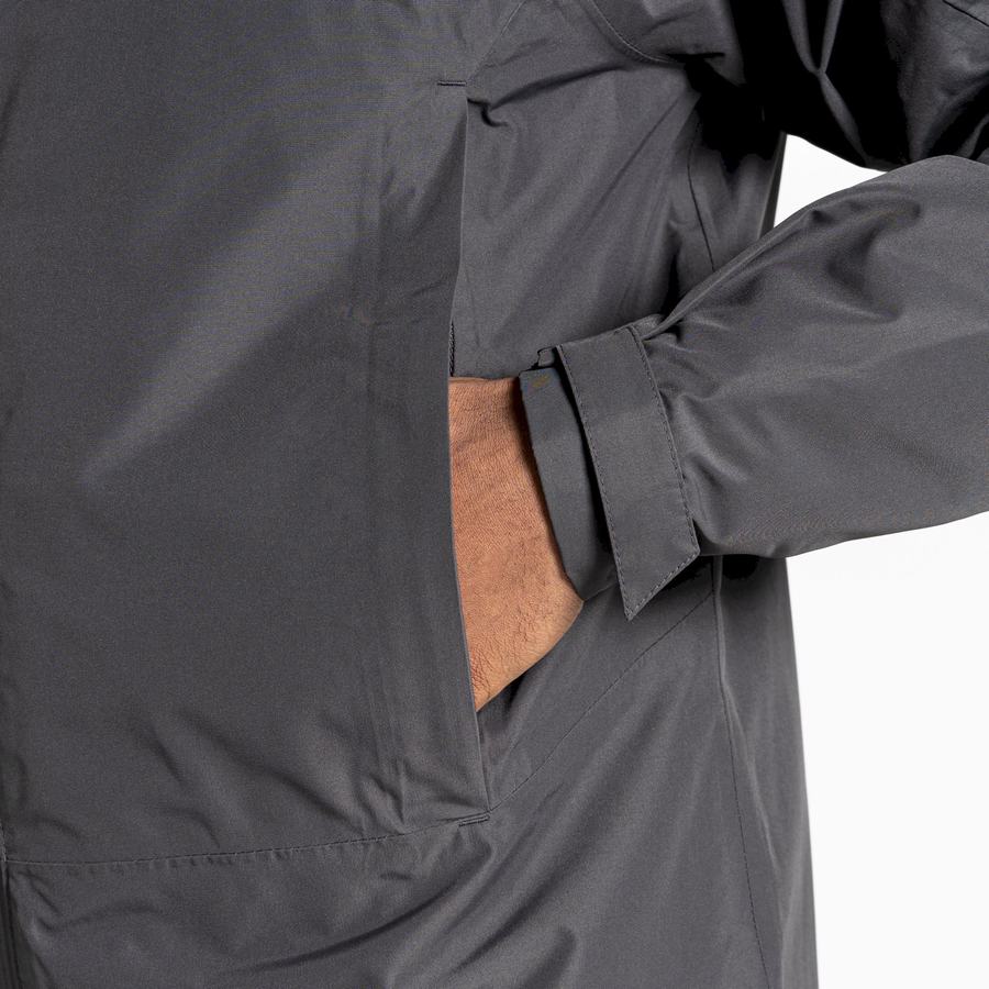 Black Craghoppers Creevey Men's Jackets | ACN427QZ