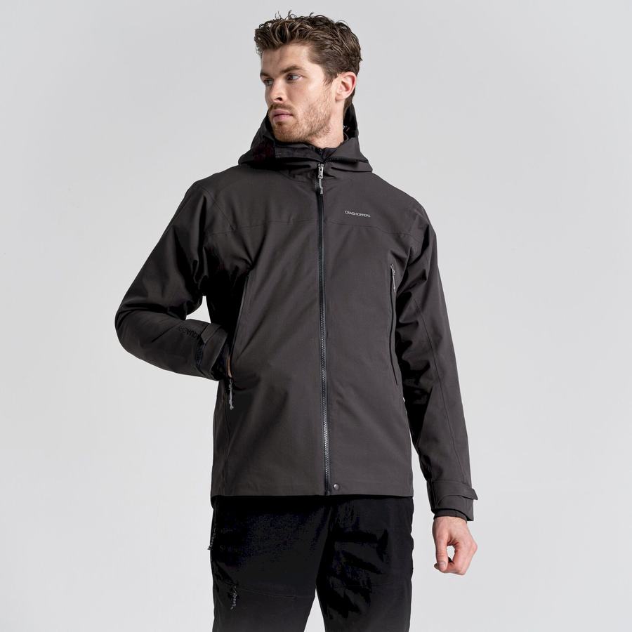 Black Craghoppers Dynamic Pro Men's Jackets | YZV8182IU