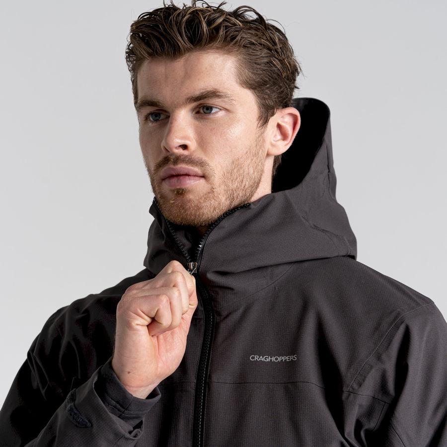 Black Craghoppers Dynamic Pro Men's Jackets | YZV8182IU