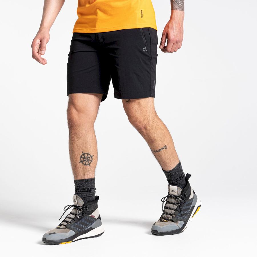 Black Craghoppers Dynamic Pro Men's Shorts | VSS7076NL