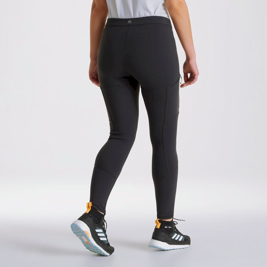 Black Craghoppers Dynamic Women's Leggings | ZZK5594CV