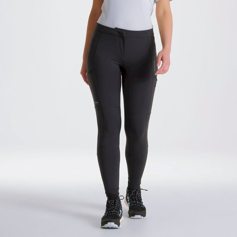 Black Craghoppers Dynamic Women's Leggings | ZZK5594CV