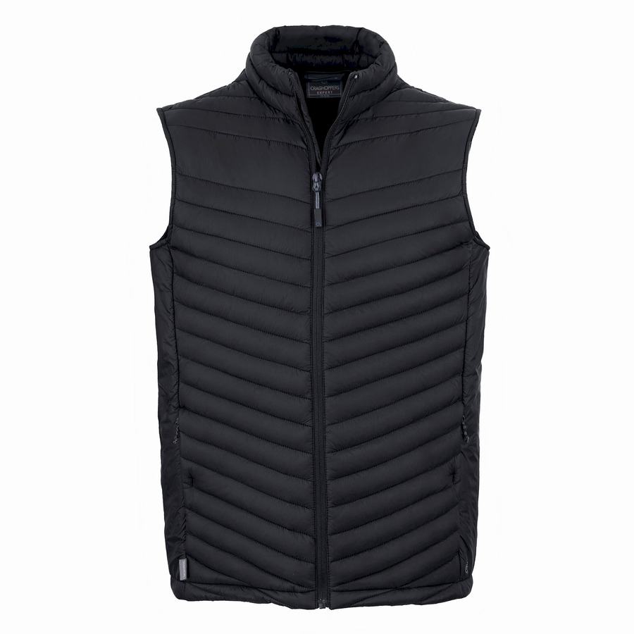 Black Craghoppers Expert Expolite Thermal Vest Men's Gilets | NDB1455RW