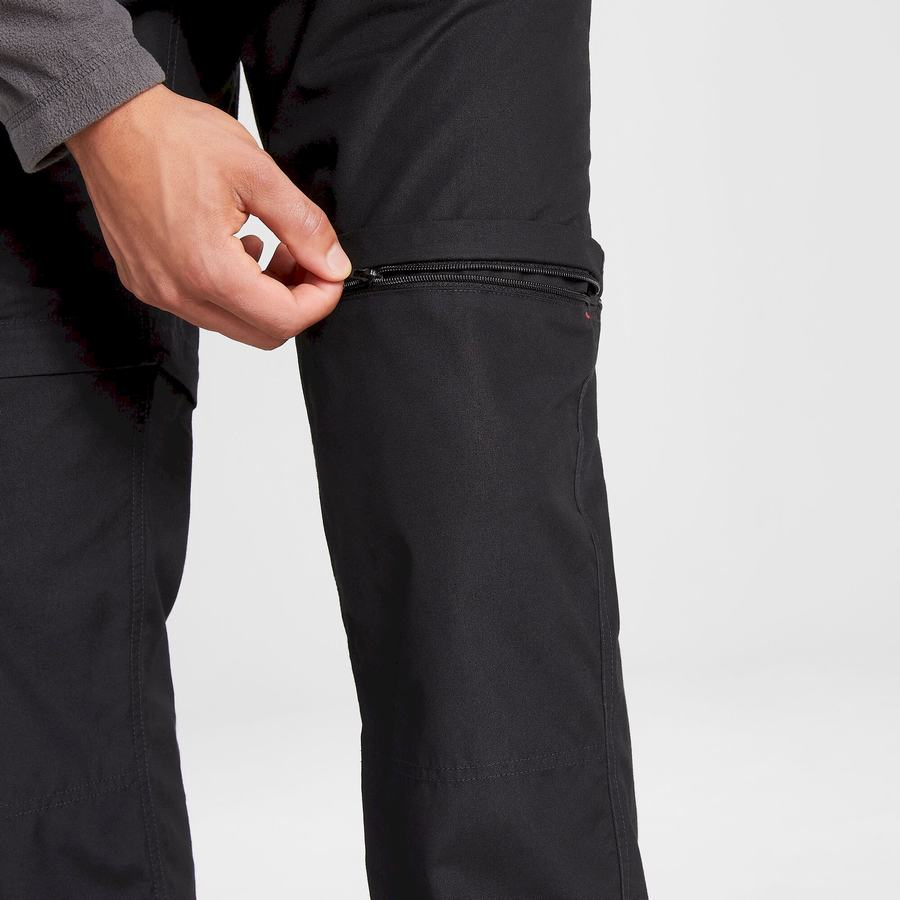 Black Craghoppers Expert Kiwi Tailored Men's Trousers | CDO7272HL