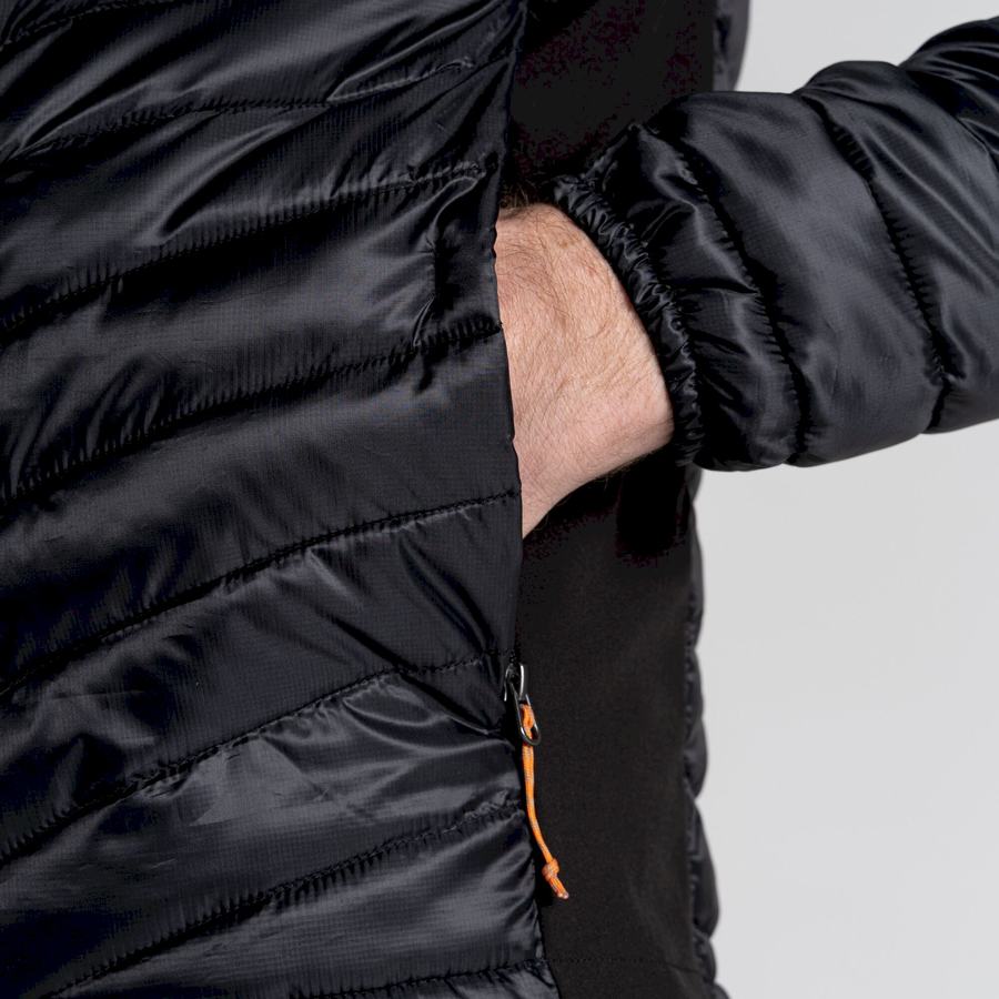 Black Craghoppers ExpoLite Insulated Hooded Men's Jackets | BCP1290SY