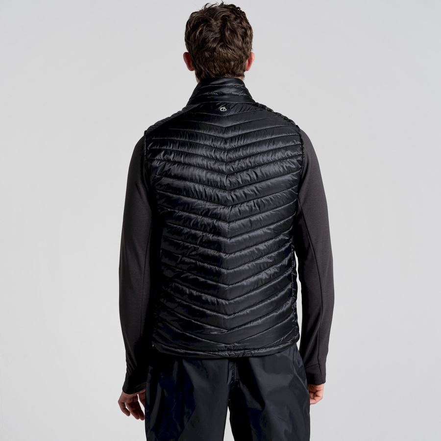 Black Craghoppers ExpoLite Insulated Vest Men's Gilets | BCM834IB