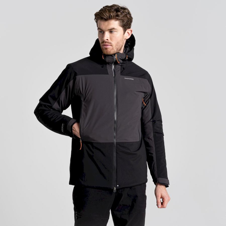 Black Craghoppers Gryffin Thermic Men's Jackets | IFT6132NU