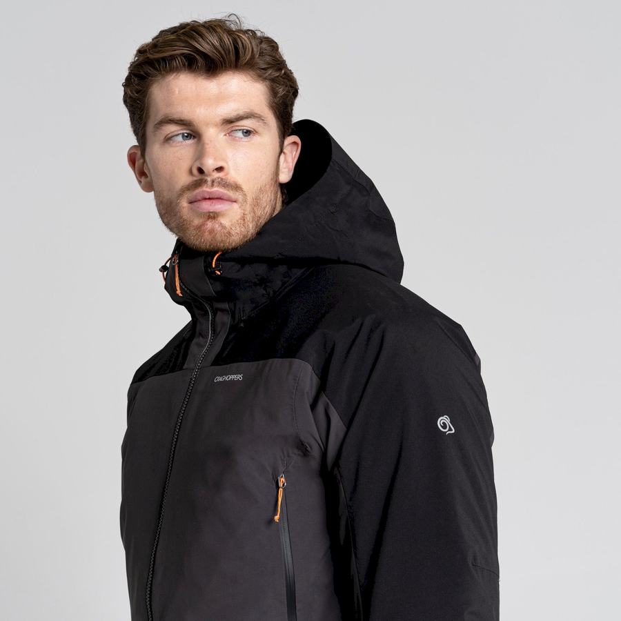 Black Craghoppers Gryffin Thermic Men's Jackets | IFT6132NU