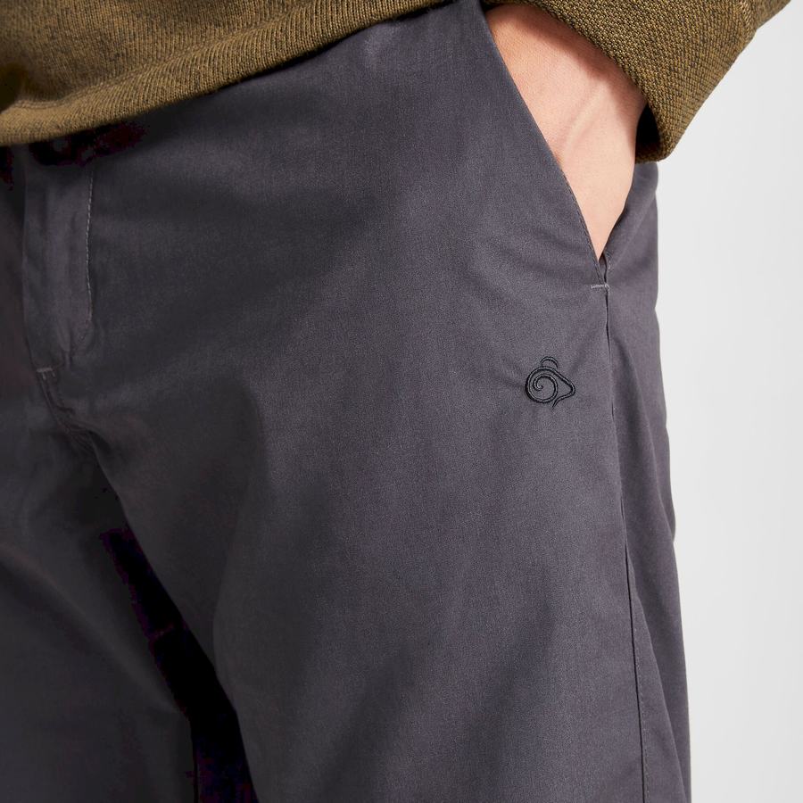 Black Craghoppers Kiwi Boulder Men's Trousers | DIK1418VM