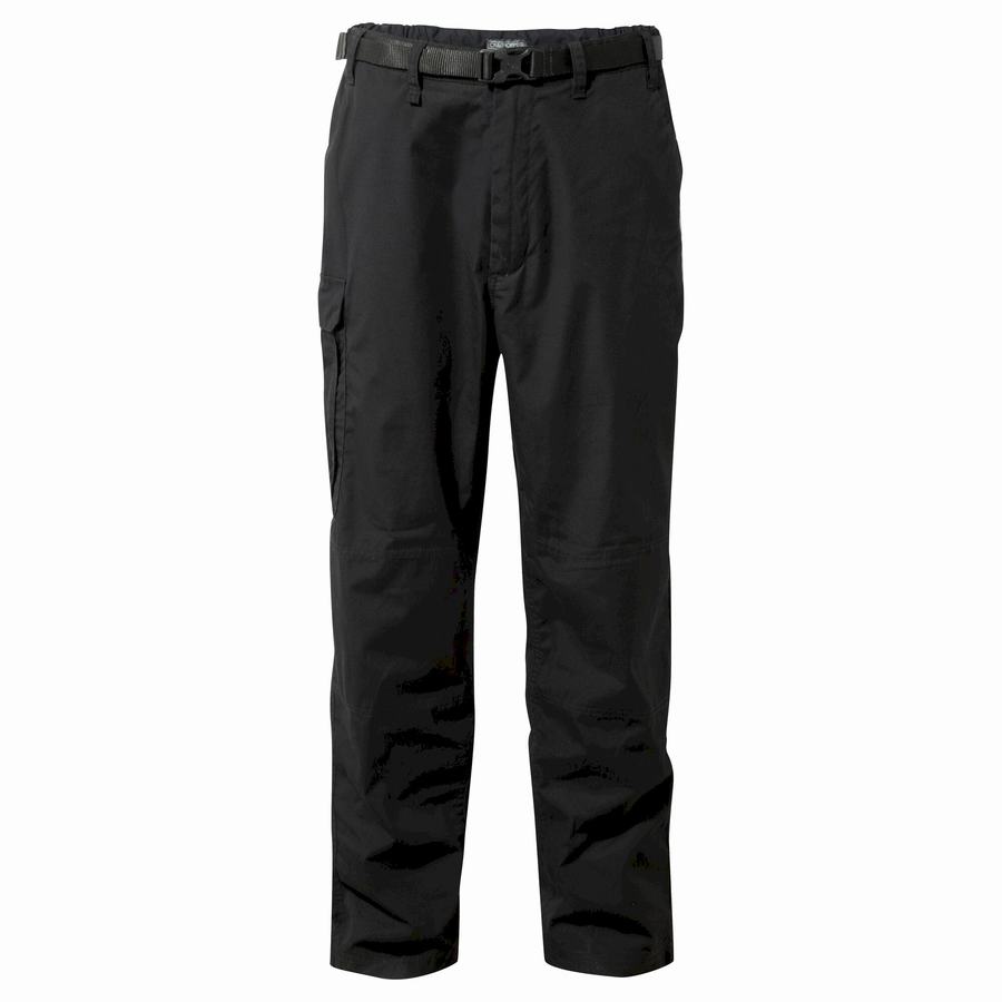 Black Craghoppers Kiwi Classic Men's Trousers | JAP9323PL