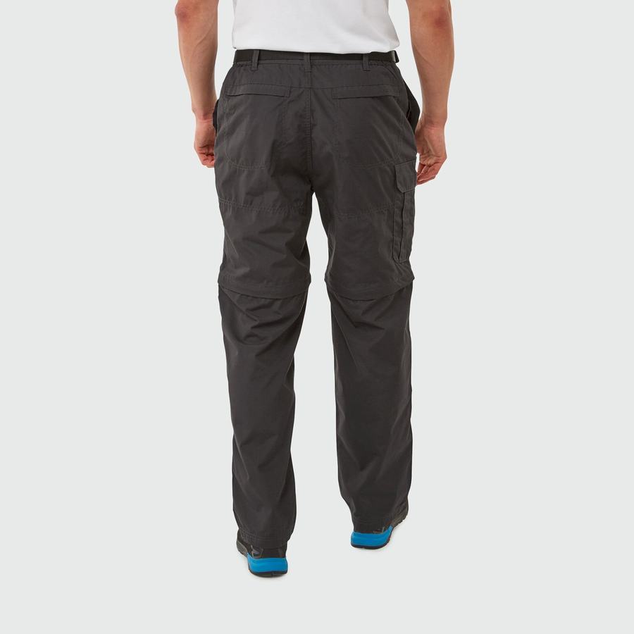 Black Craghoppers Kiwi Men's Trousers | EKB1772OP