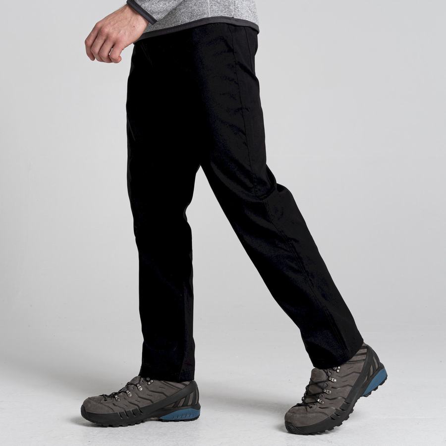 Black Craghoppers Kiwi Pro 5 Pocket Men's Trousers | TMH9052DM