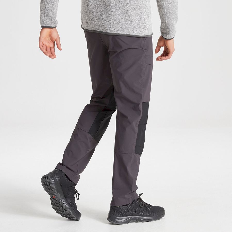 Black Craghoppers Kiwi Pro Expedition Men's Trousers | VRU6951RQ