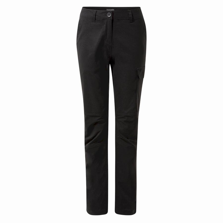 Black Craghoppers Kiwi Pro Expedition Winter Lined Women's Trousers | HQA6845RP