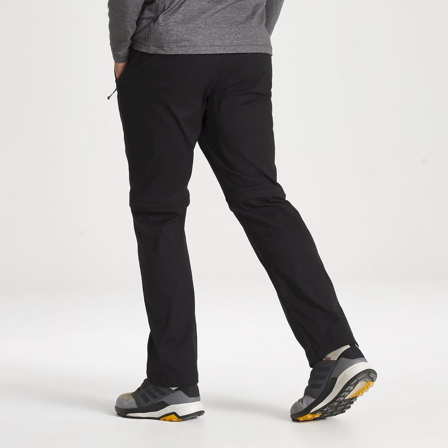 Black Craghoppers Kiwi Pro II Men's Trousers | FRR4858GR